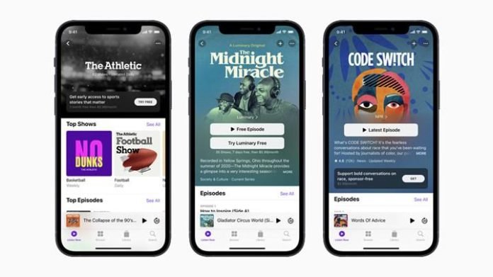 Apple, Podcasts aboneliklerinin ve kanalların lansmanını erteledi