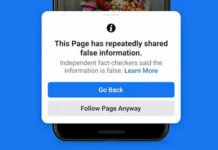 Facebook yanlış bilgi yayılımını engellemek için yeni uyarı özelliği geliştiriyor Facebook yanlış bilgi yayılımını engellemek için yeni uyarı özelliği geliştiriyor