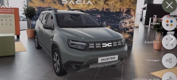 DACIA AR AKILLI VE KULLANIŞLI ARTIRILMIŞ GERÇEKLİK UYGULAMASI