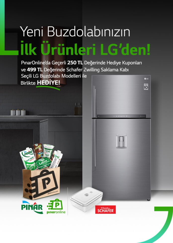 LG Buzdolabı’nın İlk Ürünleri Pınar’dan