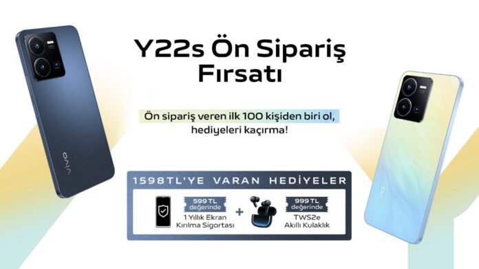 vivo’nun yeni yıldızı Y22s myvivoshop.com’da ön satışa çıktı